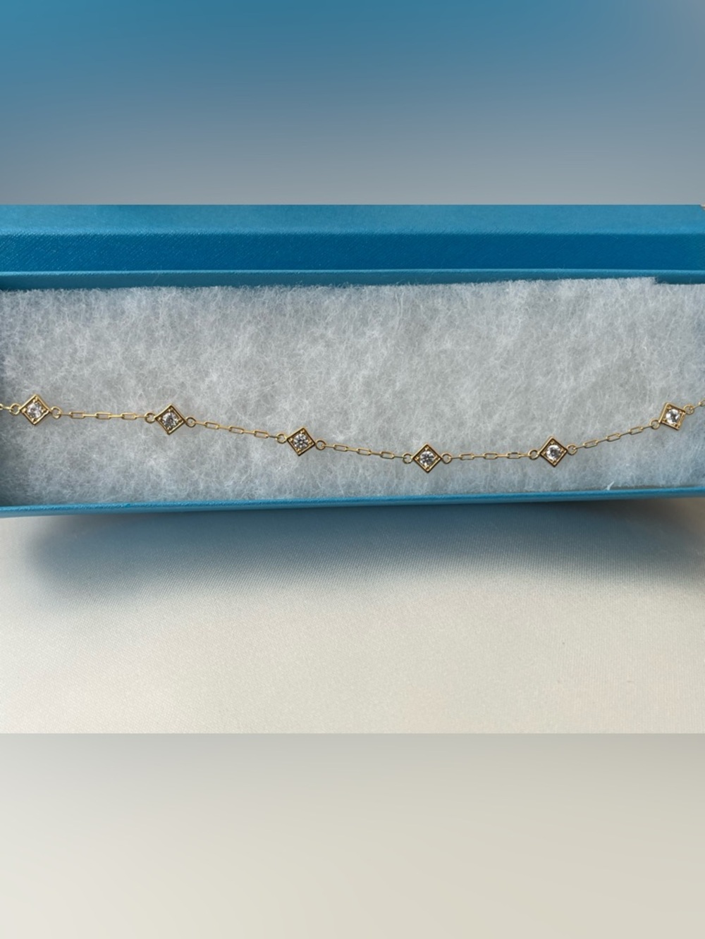 Swarovski TSC Gold Ankle Bracelet Crystals NWT $89 Retail FINAL PRICE - Picture 8 of 11